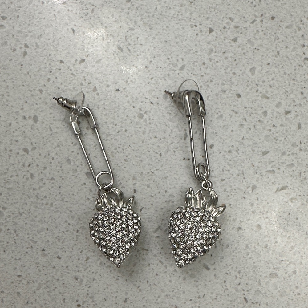 strawberry earrings